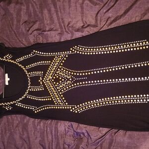 Black and Gold party dress